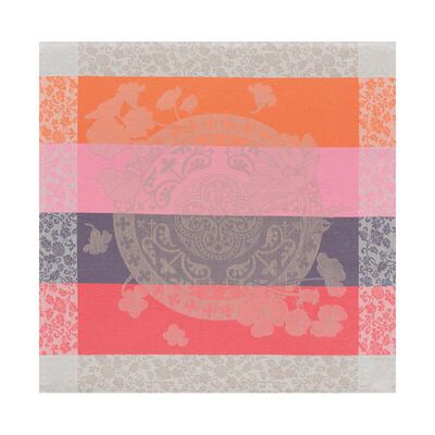 Napkin Fleurs Gourmandes Beige 23"x23" 100% cotton